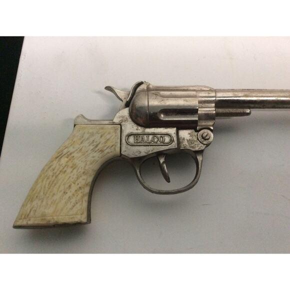 VINTAGE 1960s HALCO PINTO TOY CAP GUN COWBOY WILD WEST - Picture 6 of 11